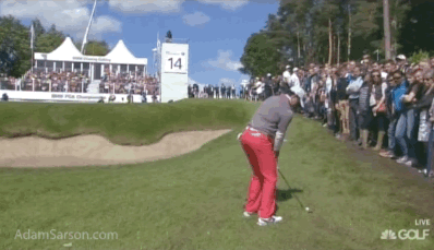 Ridiculous flop from Rory.