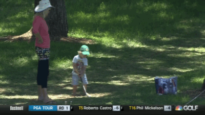 This kid has a better swing than me.